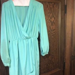 Tobi size medium turquoise dress